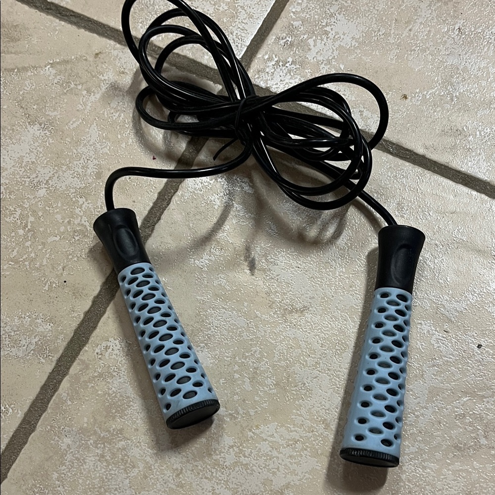 Black and Gray Jump Rope